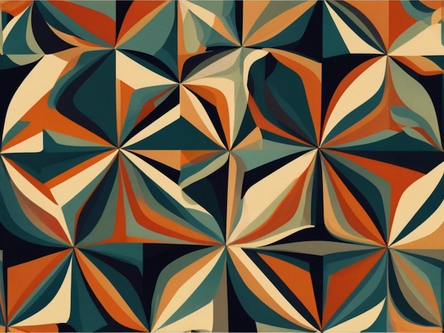 Geometrischer Vintage-Retro-Hintergrund