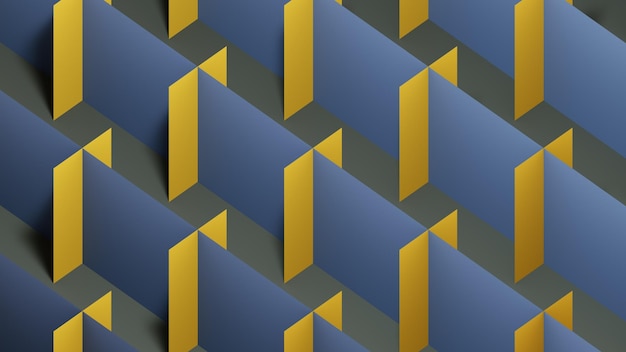Geometrisches 3D-Muster Banner Licht und Schatten Abstraktion Hintergrund Volumetrische helle Textur