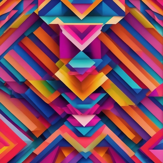 Geometrisches Hintergrunddesign mit einem minimalistischen und modernen Kaleidoskopmuster