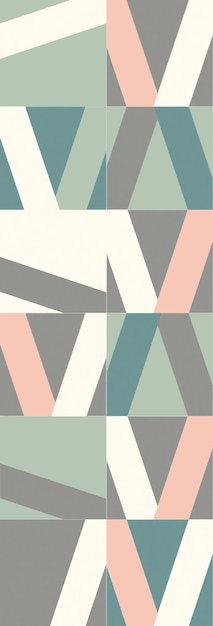 Geometrisches Pastellmuster