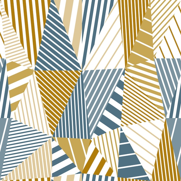 Geometrisches streifiges nahtloses Muster