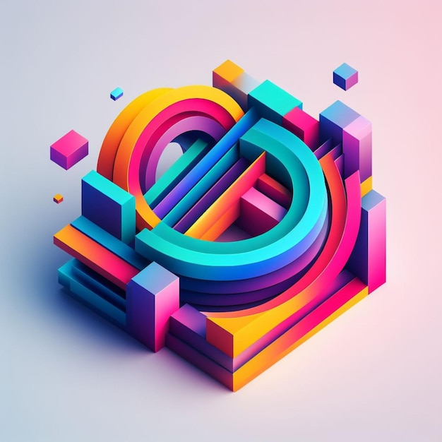 Geometrisches und abstraktes Logo-Design