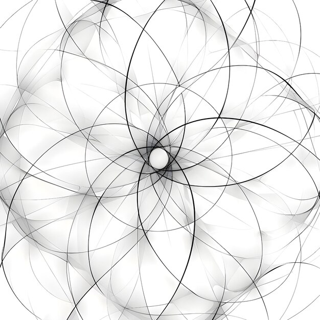 Geometrisches wiederholtes Kreismuster Ai erzeugt