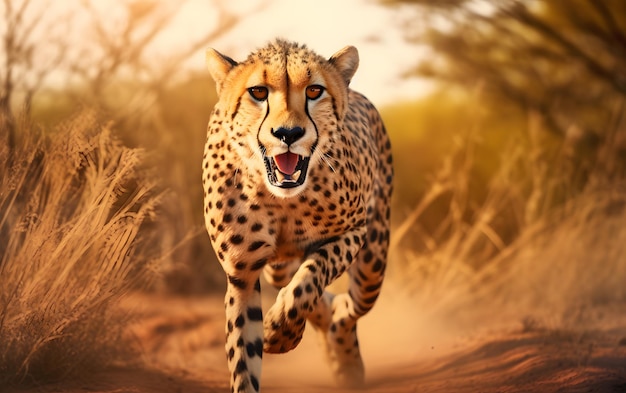 Gepard rennt