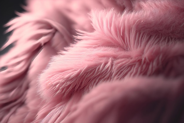 Geração de ia de closeup de textura rosa de pele