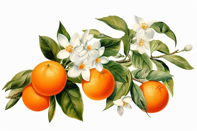 Foto gerador de ai de frutas laranja fresca