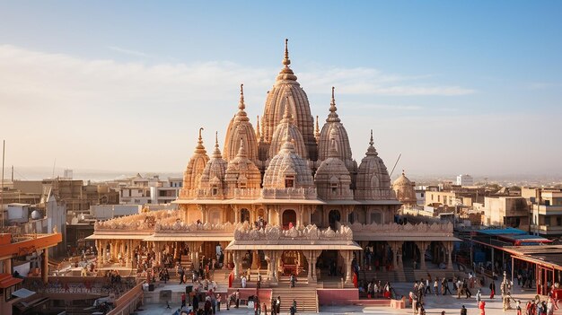 Foto gerador de templo hindu por ai