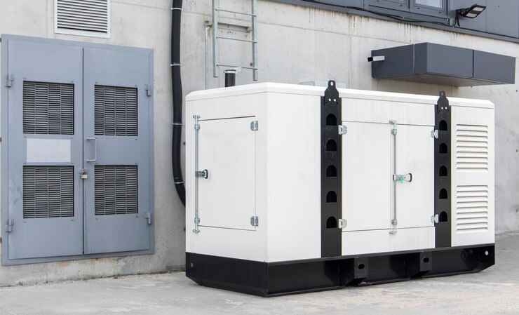 Gerador diesel industrial de espera móvel para fornecimento de energia de emergência