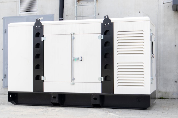 Foto gerador diesel industrial de espera móvel para gerador de alimentação de emergência com combus interno