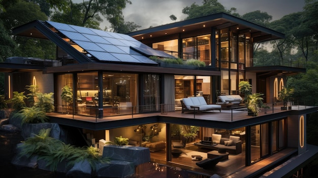 Gerador Solar Rooftop Houseai