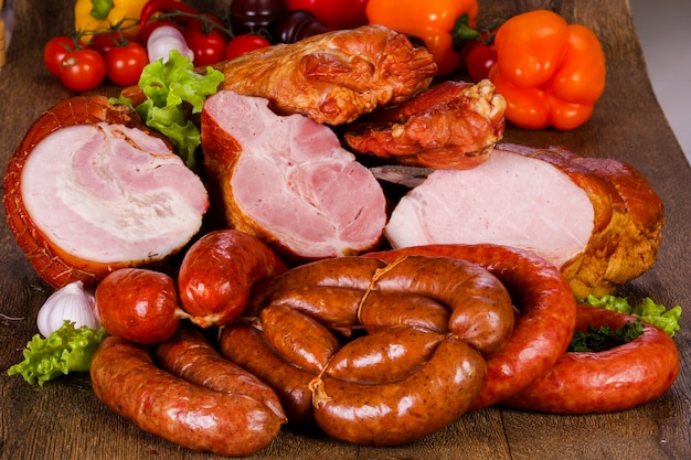 Geräuchertes Schweinefleisch