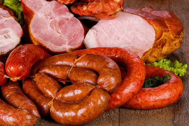 Geräuchertes Schweinefleisch