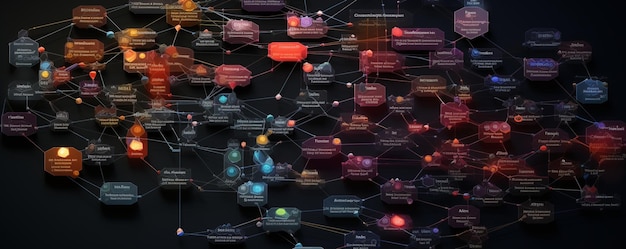 Gerar um papel de parede de visualização de blockchain