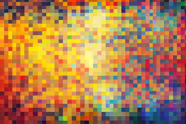 Gerativo de fundo de mosaico colorido abstrato