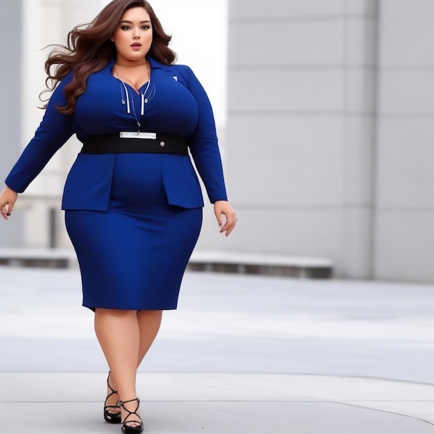 Gerente de mujeres de belleza Plussize