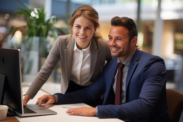 Gerente de oficina de perspectiva financiera de Dusk en el trabajo