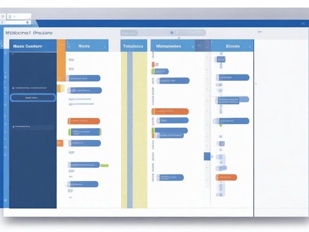 Gerente de proyecto actualizando tareas e hitos planificando el progreso con programación de diagramas de Gantt