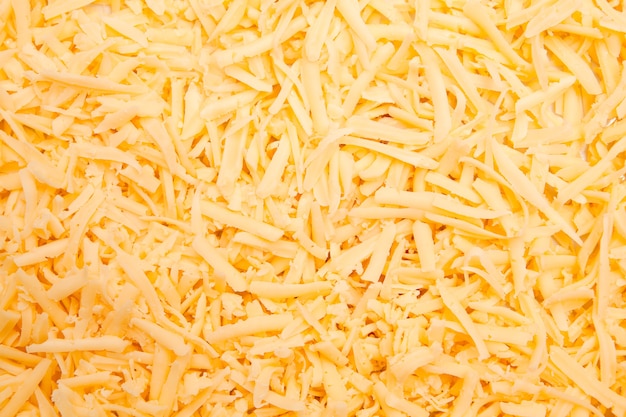 Geriebener Käse als Hintergrund