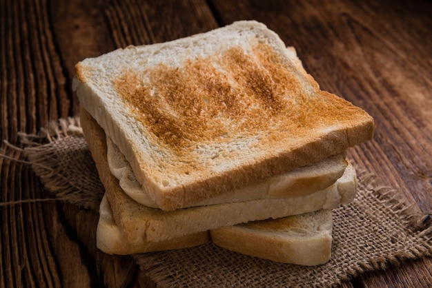 Geröstetes Toastbrot