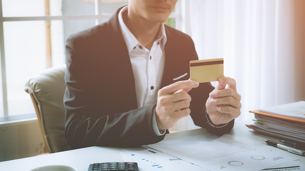 Geschäft, das zu Hause Büro arbeitet