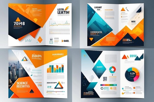 Geschäftsabstrakte Vektorvorlage Broschüre Design Cover modernes Layout Jahresbericht Poster