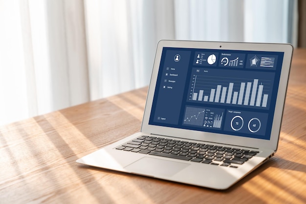Geschäftsdaten-Dashboard bietet moderne Geschäftsintelligenz-Analysen