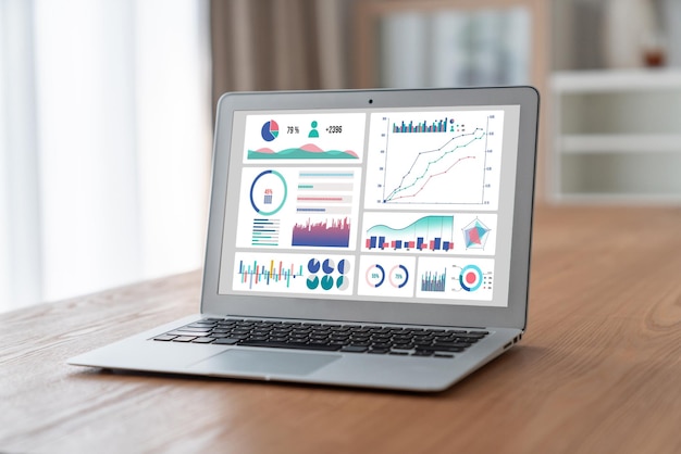 Geschäftsdaten-Dashboard bietet Modish-Geschäftsintelligenz-Analysen für die Planung von Marketingstrategien