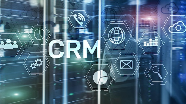 Geschäftskunden-CRM-Management-Analyse-Service-Konzept Relationship Management