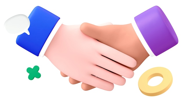 Geschäftspartner png-Aufkleber farbenfroher Remix transparenter Hintergrund