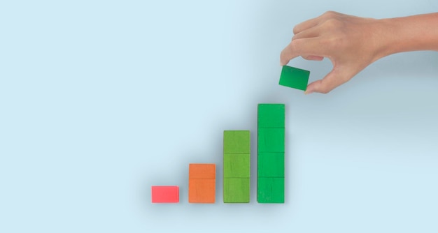 Geschäftsverbindungsdiagramm in der Hand