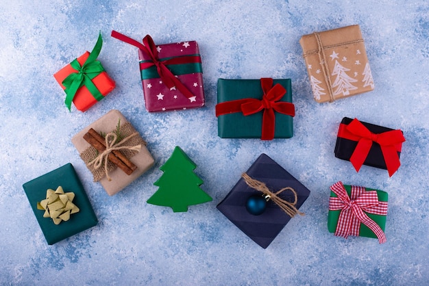 Geschenkbox für Weihnachten und Neujahr