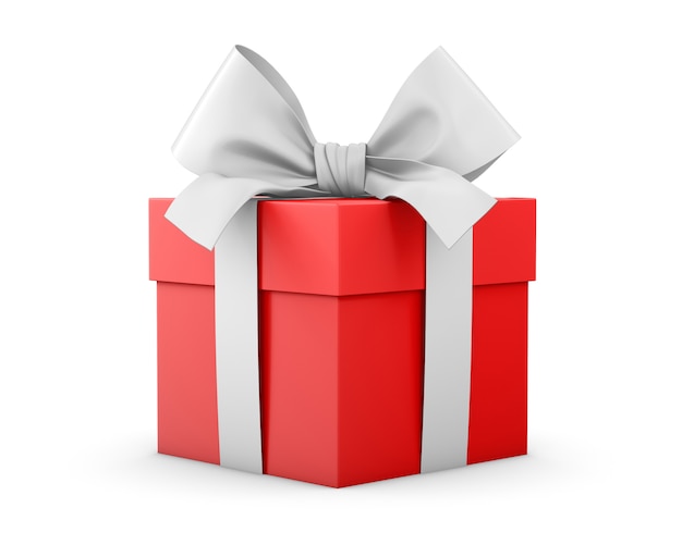 Geschenkbox oder Geschenk isoliert