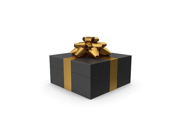 Geschenkbox Schwarzgold