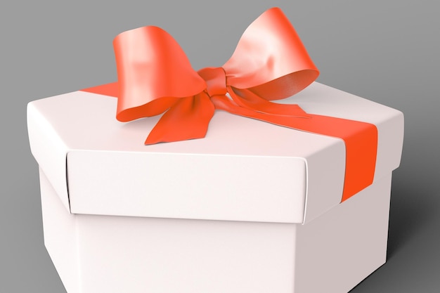 Geschenkkiste mit einer Schleife