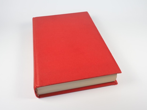 Geschlossenes rotes Buch