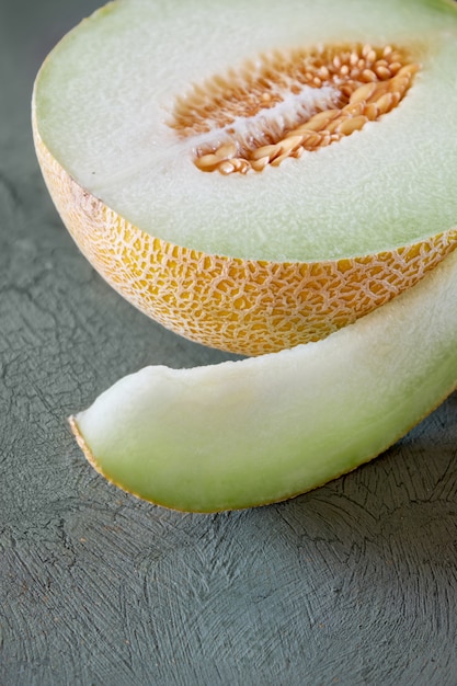 Geschnittene Cantaloupe-Melone