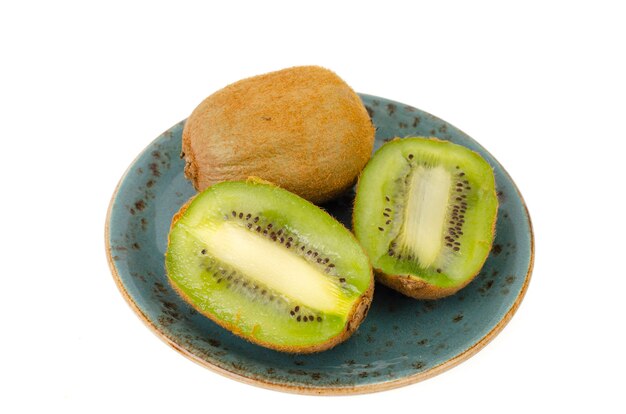 Geschnittene Kiwi, süßes saftiges grünes Fleisch