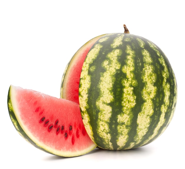 Geschnittene reife Wassermelone