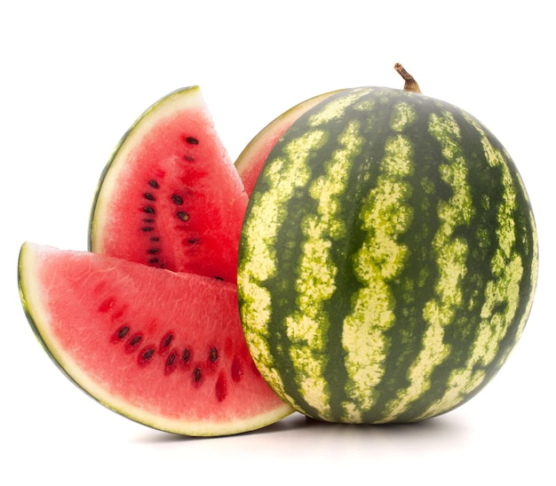 Geschnittene reife Wassermelone