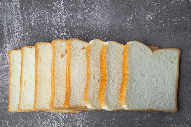 Geschnittenes Brot Nahaufnahme