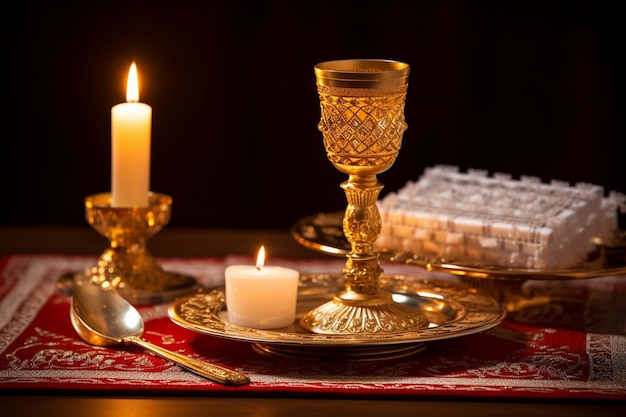 Gesegneter Sabbat Strahlung Shabbat Shalom Foto