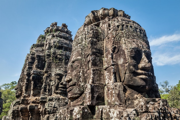 Gesichter des Bayon-Tempels, Angkor, Kambodscha