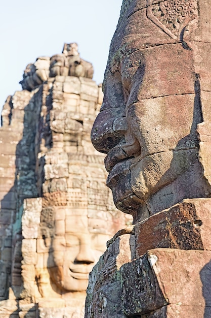 Gesichter des Bayon-Tempels, Siem Riep, Kambodscha