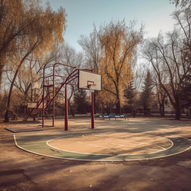 Foto gestaltung des basketballs