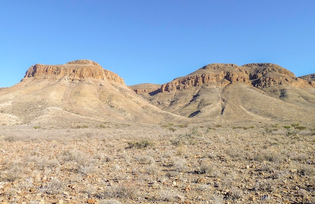 Gesteinsbildung in Namibia