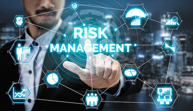 Foto gestión y evaluación de riesgos para empresas