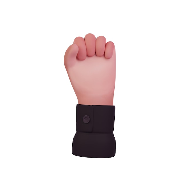 GESTOS CON LAS MANOS DE CARICATURA 3D RENDERS