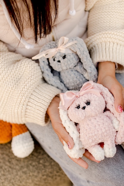 Gestricktes Spielzeug für Kinder