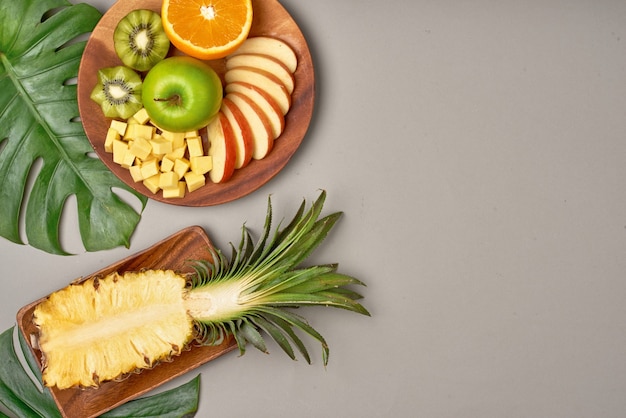 Gesunde Ernährung, Diät. Frische verschiedene Zitrusfrüchte