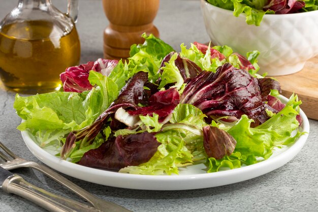 Gesunde frische Salatmischung Blattsalat